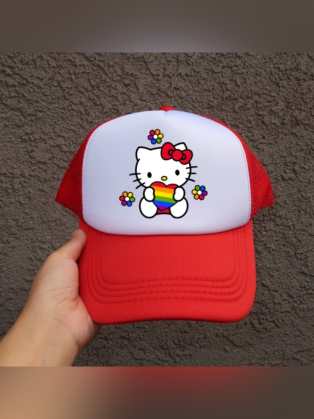 Hello Kitty Pride Trucker Hat